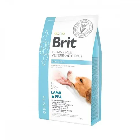 Bilde av best pris Brit Veterinary Diet Dog Obesity Grain Free (2 kg) Veterinærfôr til hund - Overvekt