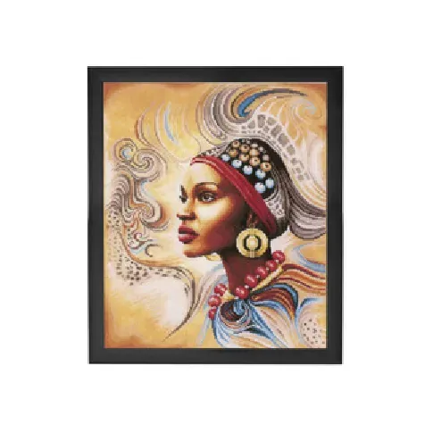 Bilde av best pris Broderipakke Bilde Afrikas mor Strikking, pynt, garn og strikkeoppskrifter
