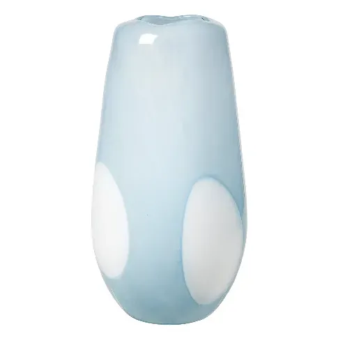 Bilde av best pris Broste Copenhagen Ada Dot vase 37 cm, lyseblå Vase