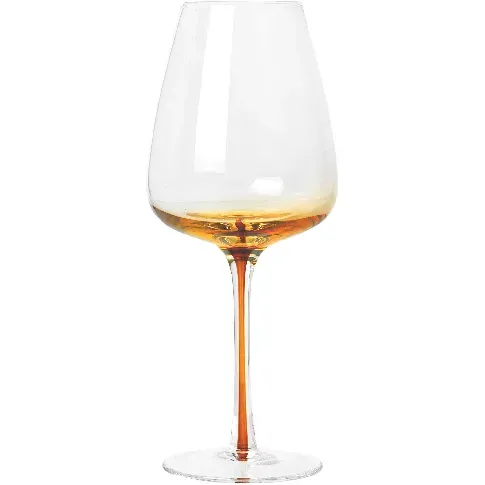 Bilde av best pris Broste Copenhagen 'Amber' Munnblåst hvitvinsglass Hvitvinsglass