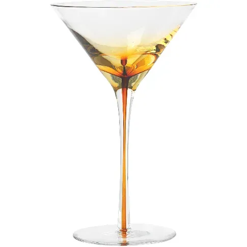 Bilde av best pris Broste Copenhagen 'Amber' Munnblåst martiniglass Martiniglass
