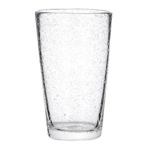 Bilde av best pris Broste Copenhagen Bubble høyt glass 45 cl, klar Drikkeglass