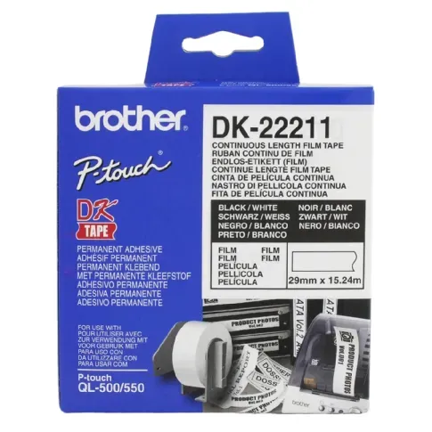 Bilde av best pris Brother Etikett Brother løpende 29mmx15,24m hvit Kontorrekvisita,Merking