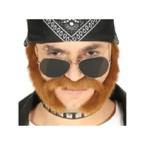 Bilde av best pris Brunt skæg med bakkenbarter Leker - Rollespill - Kostyme tilbehør