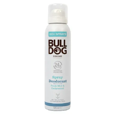 Bilde av best pris Bulldog Fresh Mint & Cedarwood Spray Deodorant 125ml Mann - Dufter - Deodorant