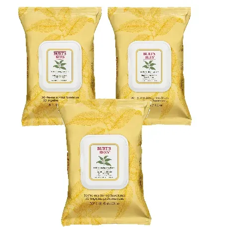 Bilde av best pris Burt's Bees - Facial Cleansing Towelettes - White Tea Extract 3-Pack - Skjønnhet