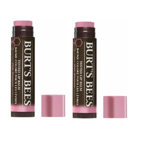 Bilde av best pris Burt's Bees - Tinted Lip Balm - Pink Blossom 2-Pack - Skjønnhet