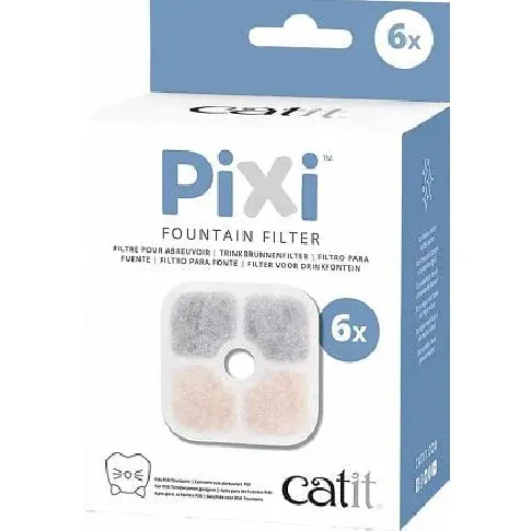 Bilde av best pris CATIT - Coal Filter For Pixi 2.5L 6pcs - (785.0487) - Kjæledyr og utstyr