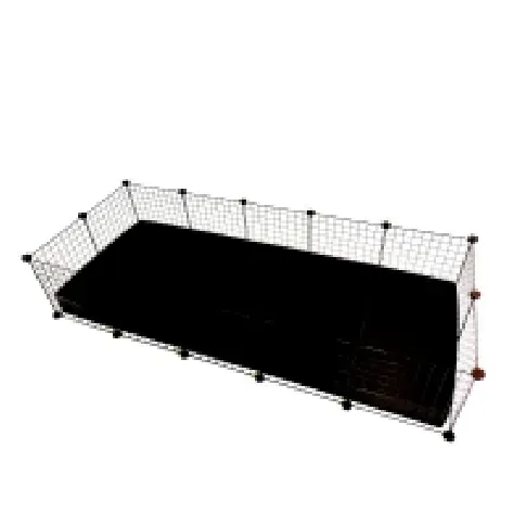 Bilde av best pris C&C 5x2 modulært bur marsvin kanin pinnsvin svart,, 180 x 77 x 37 cm Kjæledyrmerker - Gnagere - C&C
