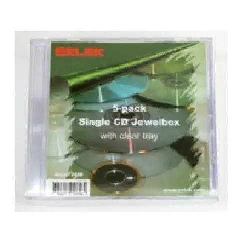 Bilde av best pris CD/DVD etui. Transparent Tele & GPS - Mobilt tilbehør - Deksler og vesker
