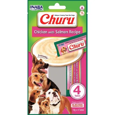 Bilde av best pris CHURU - 12 x Chicken With Salmon 4pcs - Kjæledyr og utstyr