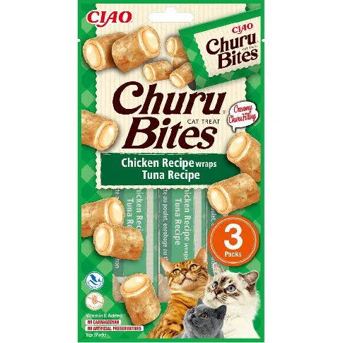 Bilde av best pris CHURU - 6 x Bites Chicken And Tuna Wrap 3pcs - Kjæledyr og utstyr