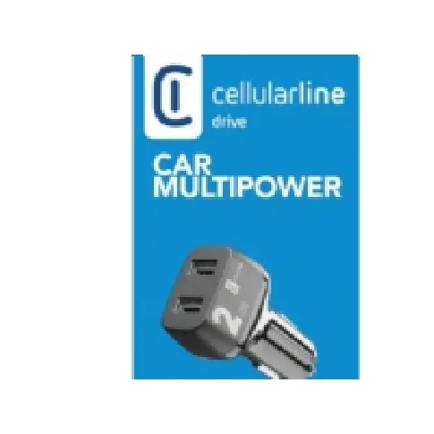 Bilde av best pris CL oplader 12-24V - 24W universal adapter med 2 usb udgange Tele & GPS - Mobilt tilbehør - Diverse tilbehør