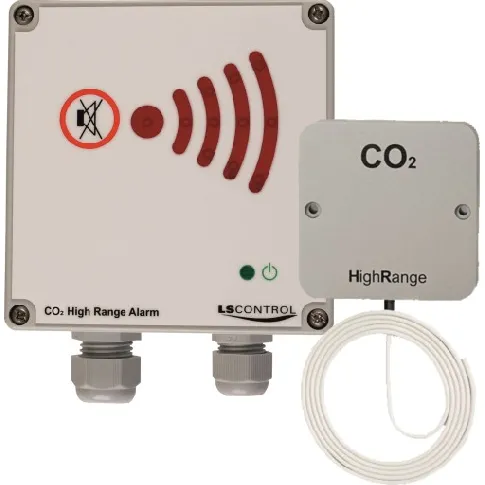 Bilde av best pris CO2-alarmsystem komplett Backuptype - El