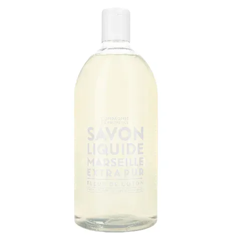 Bilde av best pris COMPAGNIE DE PROVENCE - Liquid Marseille Soap Cotton Flower Refill 1000 ml - Skjønnhet