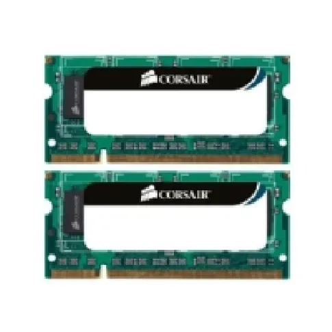 Bilde av best pris CORSAIR - DDR3 - sett - 8 GB: 2 x 4 GB - SO DIMM 204-pin - 1333 MHz / PC3-10600 - CL9 - 1.5 V - ikke-bufret - ikke-ECC PC-Komponenter - RAM-Minne - DDR3