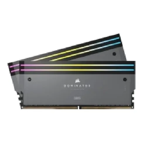 Bilde av best pris CORSAIR Dominator Titanium RGB - DDR5 - sett - 32 GB: 2 x 16 GB - DIMM 288-pin - 6000 MHz / PC5-48000 - CL30 - 1.4 V - ikke-bufret - ikke-ECC - grå PC-Komponenter - RAM-Minne