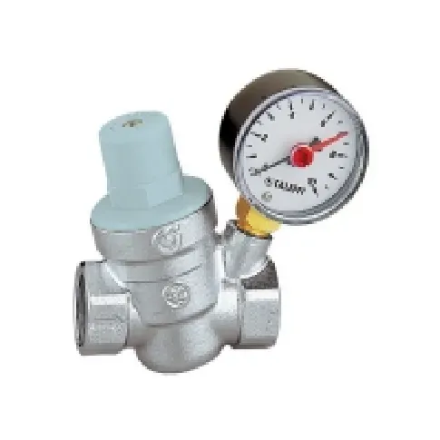 Bilde av best pris Caleffi Vanntrykkregulator 1/2 16Bar med manometer (533241) Rørlegger artikler - Ventiler & Stopkraner - Sjekk ventiler