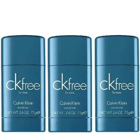 Bilde av best pris Calvin Klein - 3x CK Free Deodorant Stick - Skjønnhet