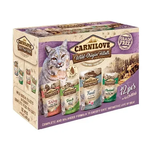 Bilde av best pris Carnilove Cat Adult Multipack 12x85 g Katt - Kattemat - Våtfôr