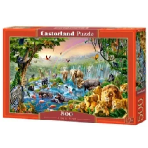 Bilde av best pris Castorland Jungle River 500 pcs, 500 stykker, Fauna, 9 år Leker - Spill - Gåter