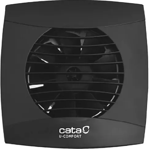 Bilde av best pris Cata UC-10 baderomsvifte, timer, Ø100 mm, sort Baderom > Innredningen