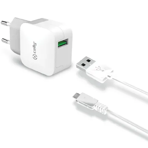Bilde av best pris Celly USB-lader Micro-USB 2.4 A Rask Ladere og kabler,Elektronikk