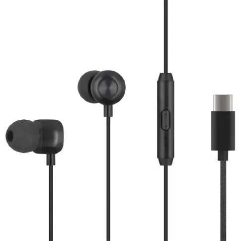 Bilde av best pris Champion Champion Headset In-Ear USB-C DAC, svart In-ear øretelefon,Elektronikk