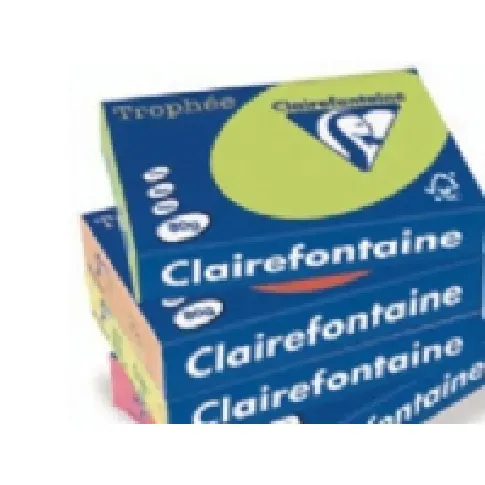 Bilde av best pris Clairefontaine Trophée, Kopiering, A4 (210x297 mm), 160 g/m², Gult Papir & Emballasje - Farget papir - A4 farget papir