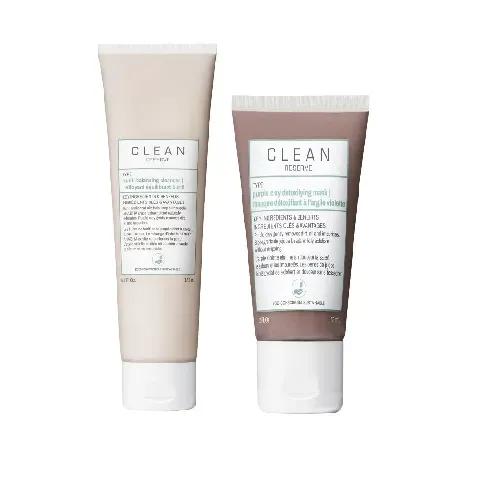 Bilde av best pris Clean Reserve - Buriti Balancing Cleanser 146 ml + Clean Reserve - Purple Clay Detox Face Mask 59 ml - Skjønnhet