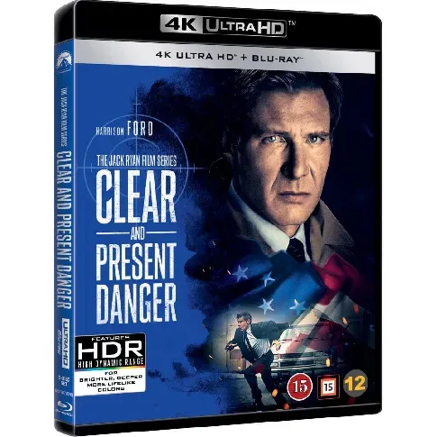 Bilde av best pris Clear and Present Danger (4K Blu-Ray) - Filmer og TV-serier