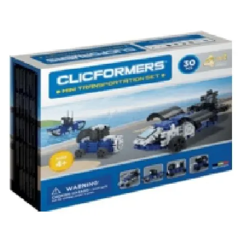 Bilde av best pris Clics leker Clics Blocks CLICFORMERS Transportere (4in1) 30el 804002 N - A