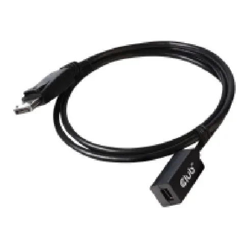 Bilde av best pris Club 3D - DisplayPort-forlengelseskabel - Mini DisplayPort (hunn) til DisplayPort (hann) - DisplayPort 1.4 - 1 m - 8K-støtte PC tilbehør - Kabler og adaptere - Videokabler og adaptere