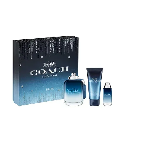 Bilde av best pris Coach - Blue EDT 100 ml + EDT 15 ml + Shower Gel 100 ml - Giftset - Skjønnhet