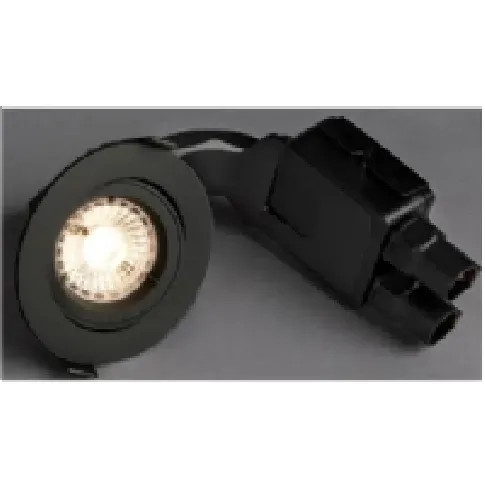 Bilde av best pris Comfort Quick Outdoor LED-downlight GU10 Antracit 3000K, 470 lm, 5,8W, 36° spredning, tilt 30°. Hulmål Ø85mm. IP23 PROFESSIONEL Utendørs lamper