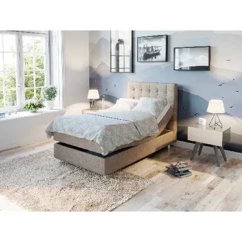 Bilde av best pris Comfort regulerbar seng 120x200 - beige