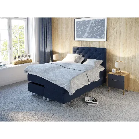 Bilde av best pris Comfort regulerbar seng 140x200 - mørk blå