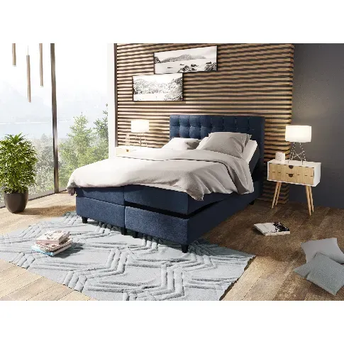 Bilde av best pris Comfort regulerbar seng 160x200 - mørk blå
