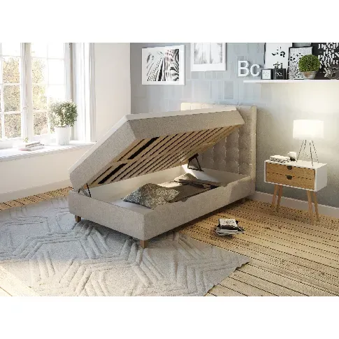 Bilde av best pris Comfort seng med oppbevaring 120x200 - sand