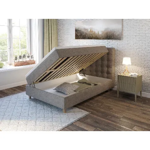 Bilde av best pris Comfort seng med oppbevaring 140x200 - beige