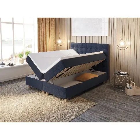 Bilde av best pris Comfort seng med oppbevaring 160x200 - mørk blå
