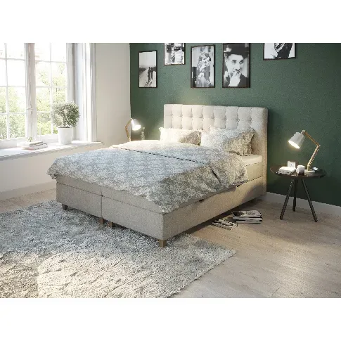 Bilde av best pris Comfort seng med oppbevaring 180x210 - sand