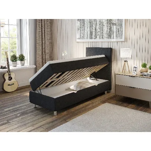 Bilde av best pris Comfort seng med oppbevaring 80x200 - antrasitt