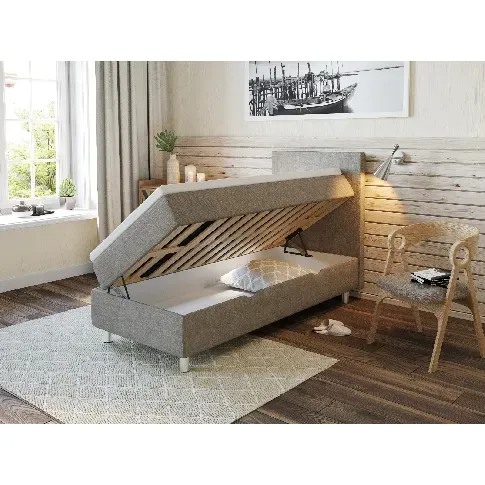 Bilde av best pris Comfort seng med oppbevaring 90x200 - beige