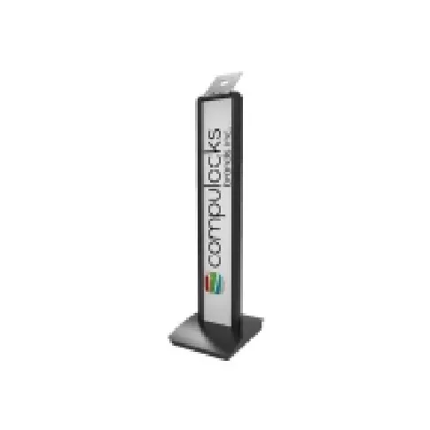 Bilde av best pris Compulocks VESA Brandable Floor Stand - Stativ - for nettbrett - aluminium - svart - monteringsgrensesnitt: VESA - plassering på gulv PC & Nettbrett - Nettbrett tilbehør - Nettbrett tilbehør