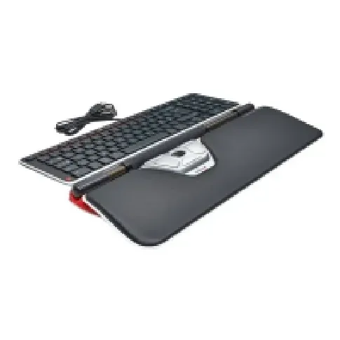 Bilde av best pris Contour RollerMouse Red Plus - Sentral pekeenhet - ergonomisk - 6 knapper - kablet - USB - med Balance Keyboard Wired PC tilbehør - Mus og tastatur - Mus & Pekeenheter