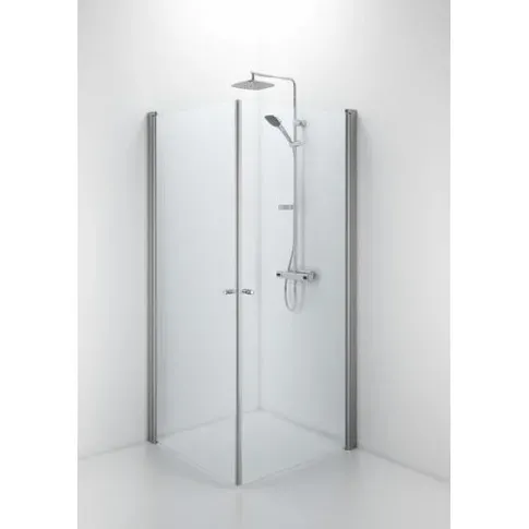 Bilde av best pris Contura Shower Space dusjdør, 67 cm, klart glass, aluminium profil Baderom > Dusjen