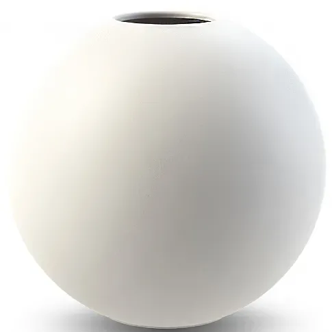 Bilde av best pris Cooee Design Ball vase, 10 cm, white Vase