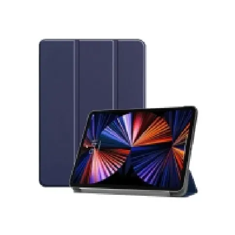 Bilde av best pris CoreParts - Lommebok for nettbrett - tri-fold caster - mørk blå - for Apple 12.9-inch iPad Pro Wi-Fi (5. generasjon) PC & Nettbrett - Nettbrett tilbehør - Deksel & vesker