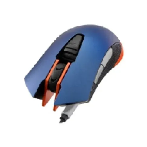 Bilde av best pris Cougar 550M - Mus - høyrehendt - optisk - 6 knapper - kablet - USB - metallic blå PC tilbehør - Mus og tastatur - Mus & Pekeenheter